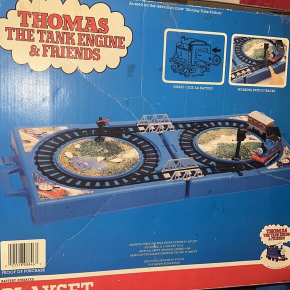 Vintage 1983 Thomas The Tank Engine & Friends Playset Case Track Set - Picture 8 of 12